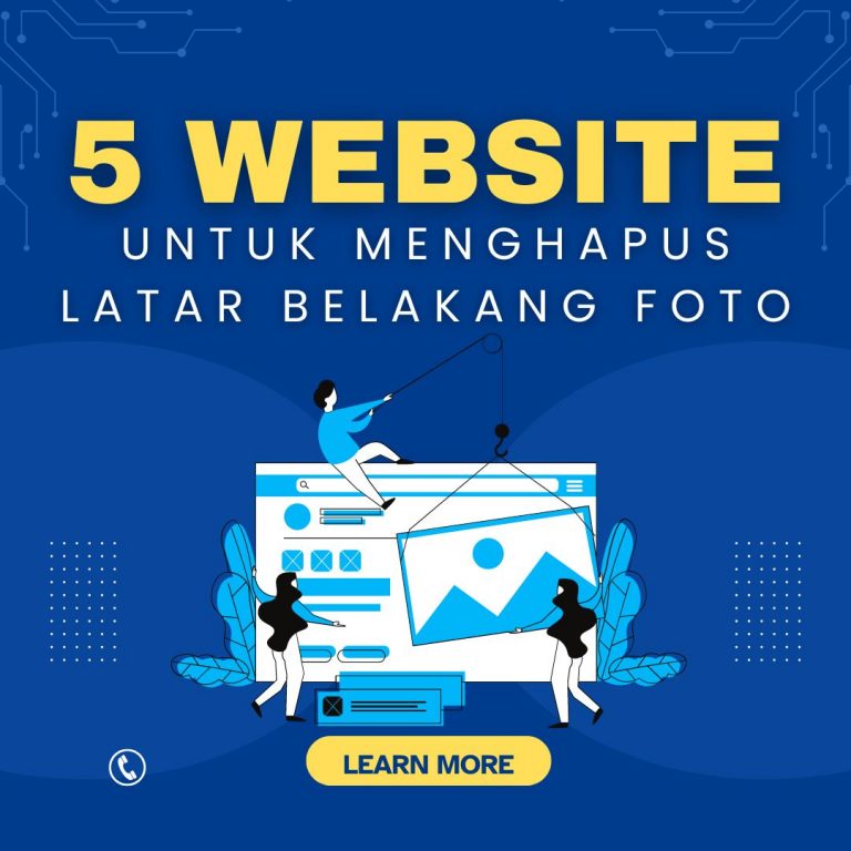 5 Website Untuk Menghapus Latar Belakang Foto