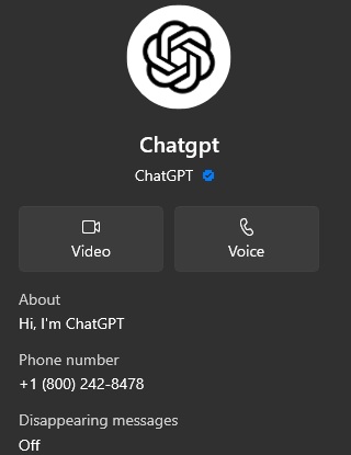 ChatGPT Kini Hadir di WhatsApp dan Layanan Panggilan Telepon