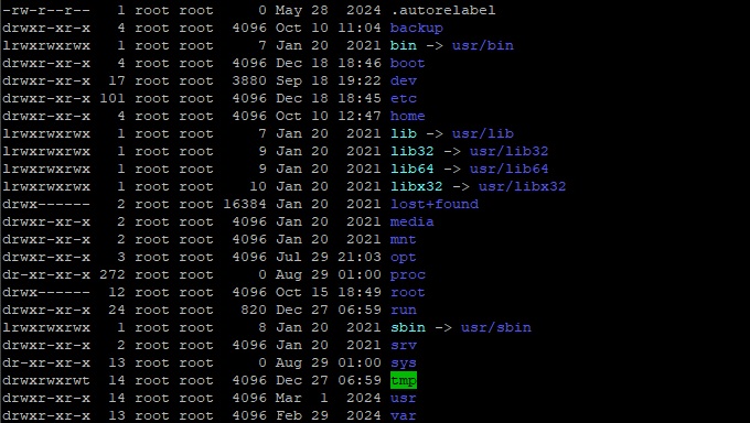 struktur direktori linux